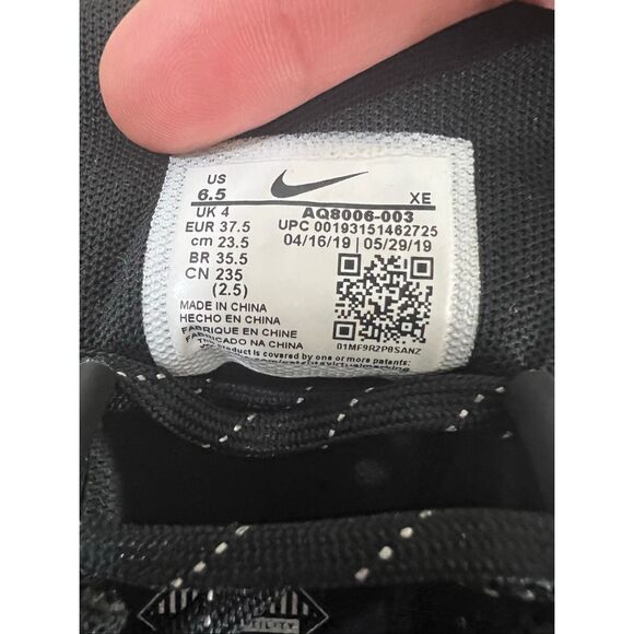 Nike Air Zoom Pegasus 36 Shield Women AQ8006-003 Black Running Shoes Size 6.5 - Picture 8 of 11